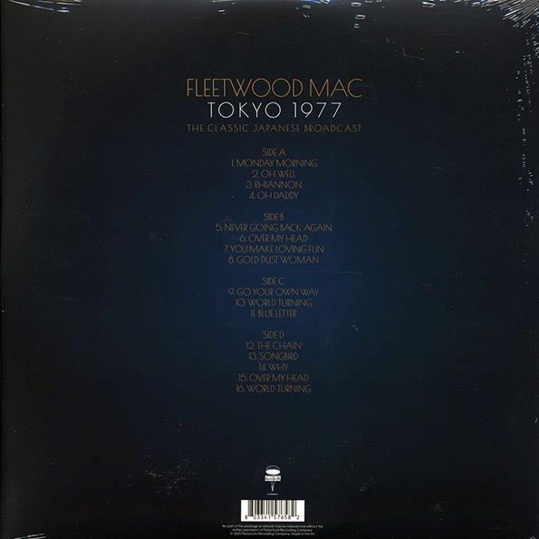 Fleetwood Mac Tokyo 1977 The Classic Japanese Broadcast Vinyl Record