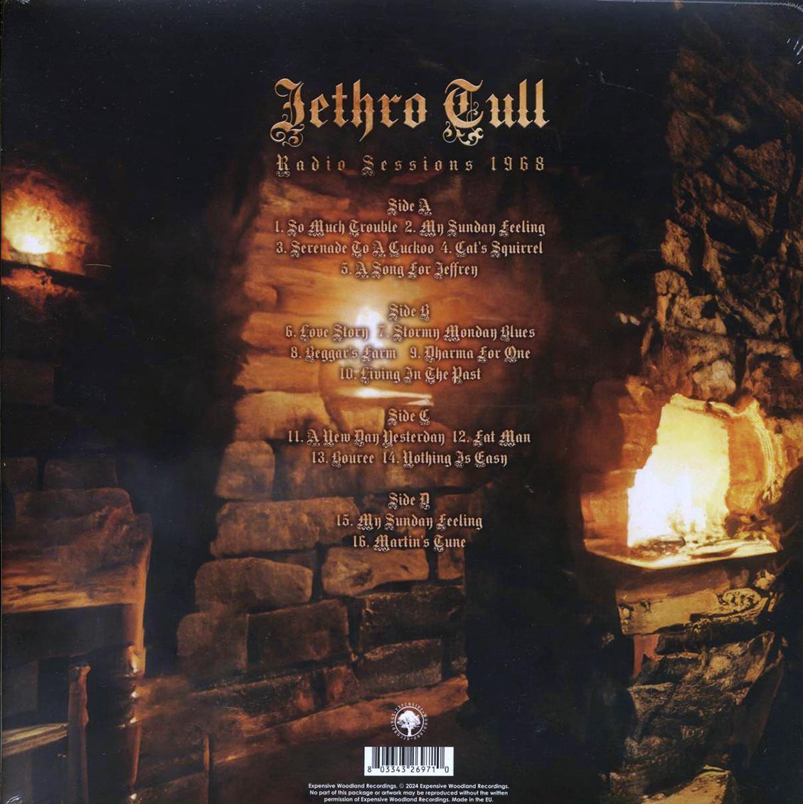 Jethro Tull Radio Sessions 1968 2xLP Vinyl Record