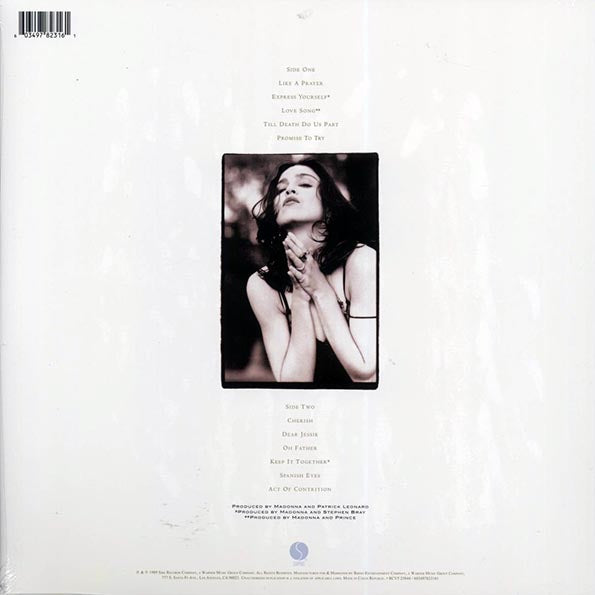 Madonna Like A Prayer Limited Edition Silver Vinyl Record