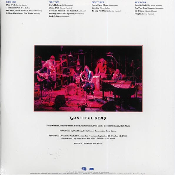 Grateful Dead Reckoning Vinyl Record