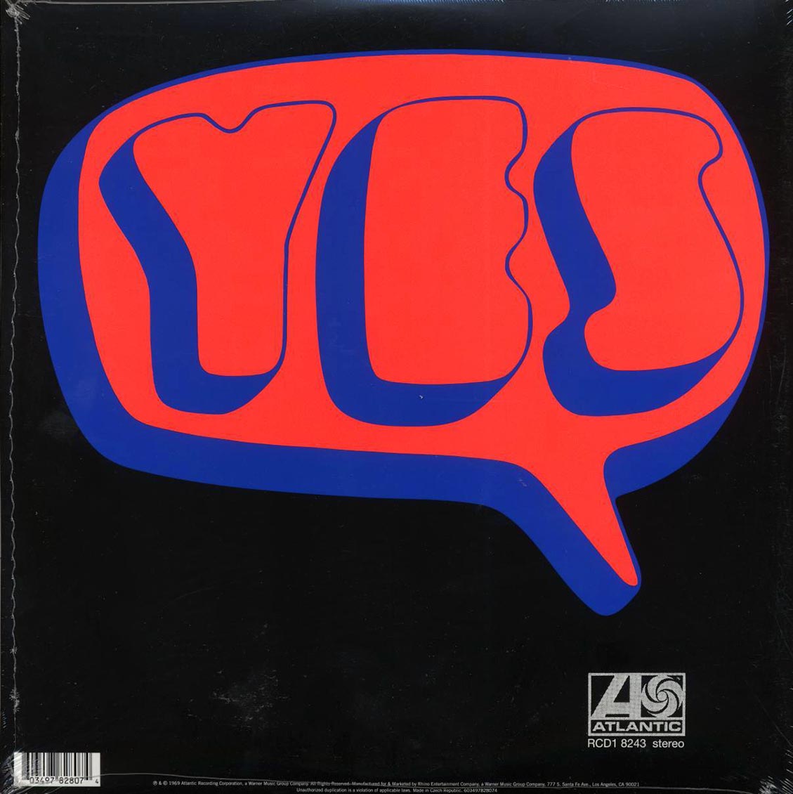 Yes Yes ltd. ed. cobalt Vinyl Record