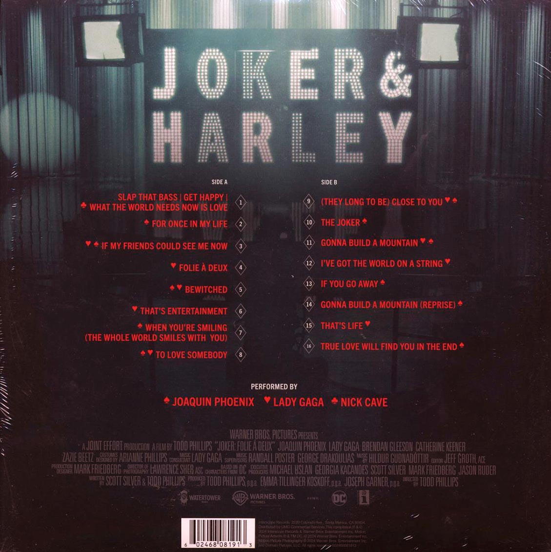 Joaquin Phoenix, Lady Gaga Joker: Folie A Deuz Music From The Motion Picture red Vinyl Record