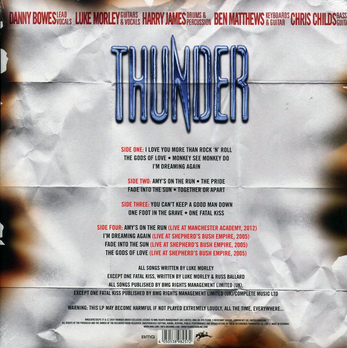 Thunder - The Magnificent Seventh! (+4 bonus tracks) (2xLP) (blue/orange vinyl) Vinyl Record