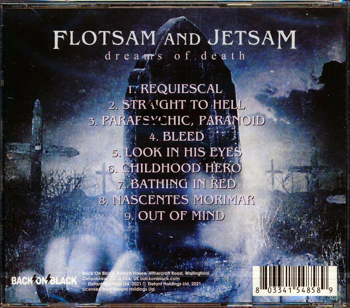 Flotsam And Jetsam - Dreams Of Death Music CD