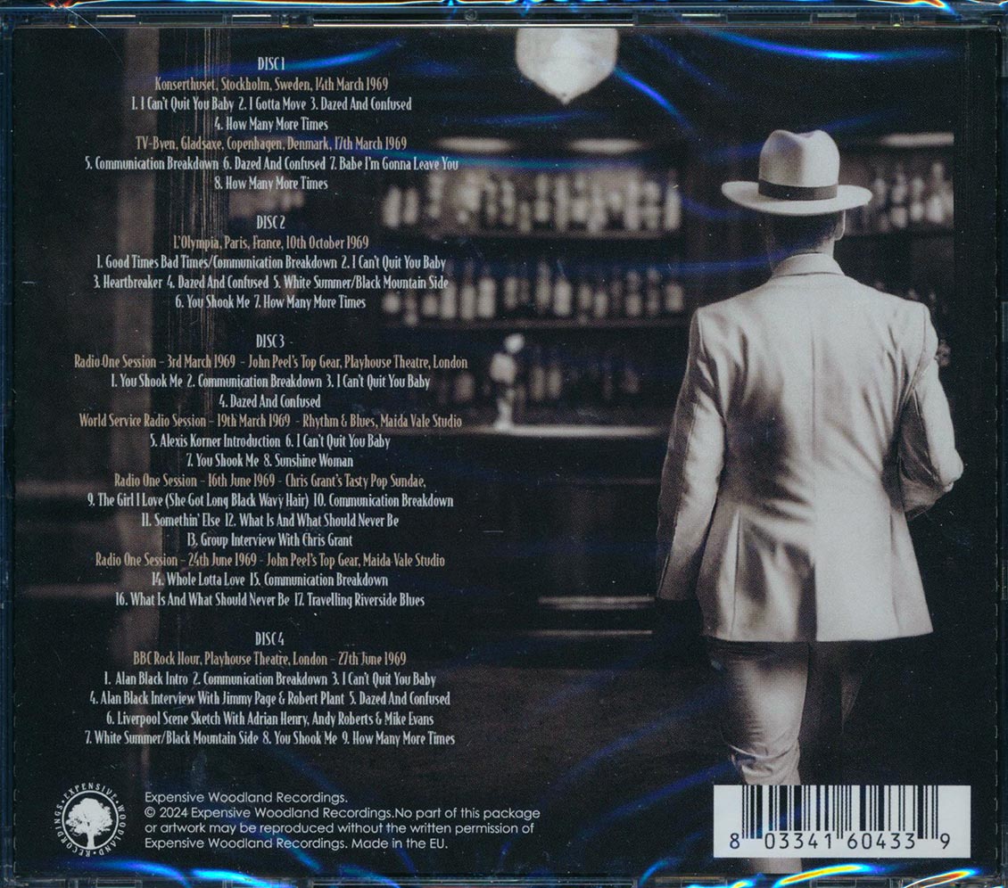 Led Zeppelin Live & On Air 41 tracks 4xCD Music CD