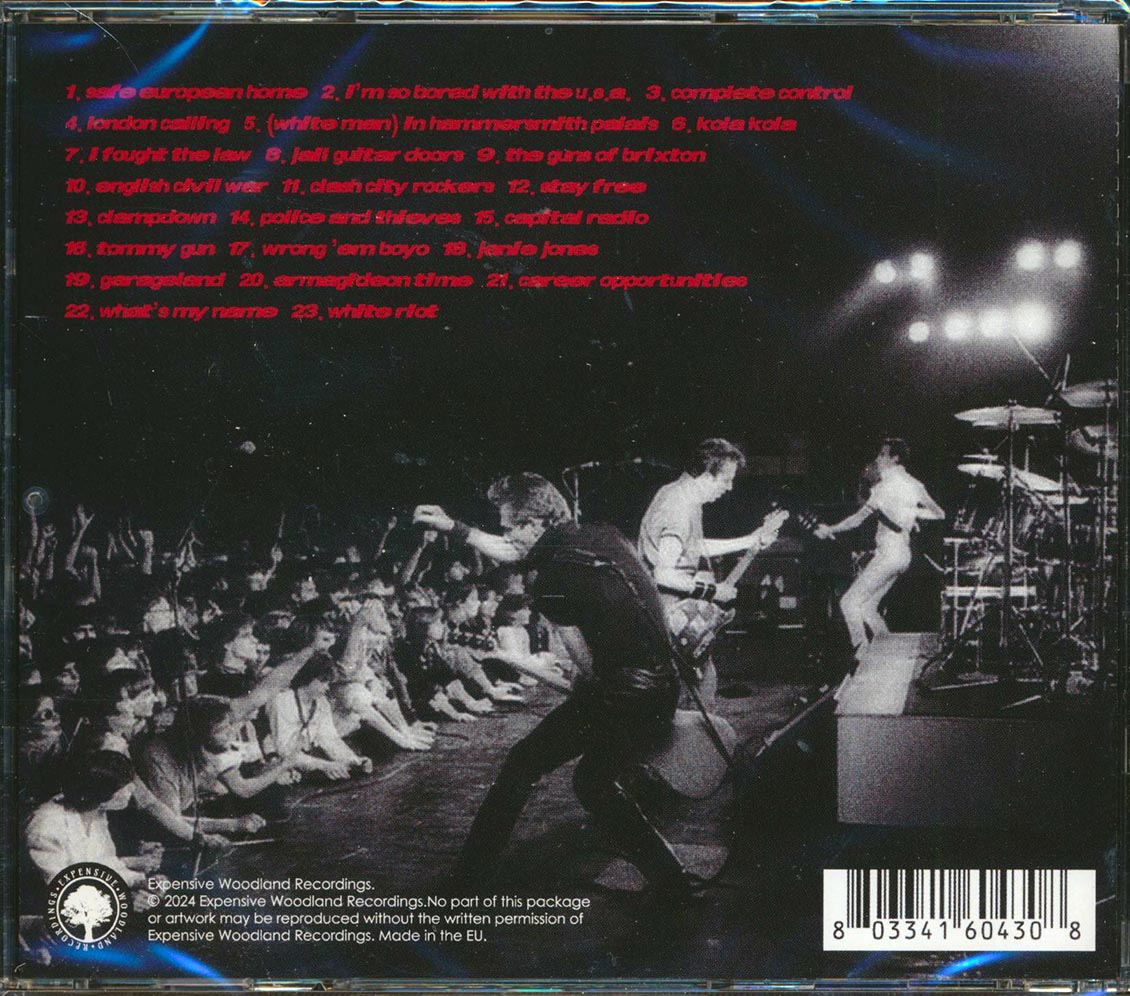 The Clash - Palladium NYC 1979 Music CD