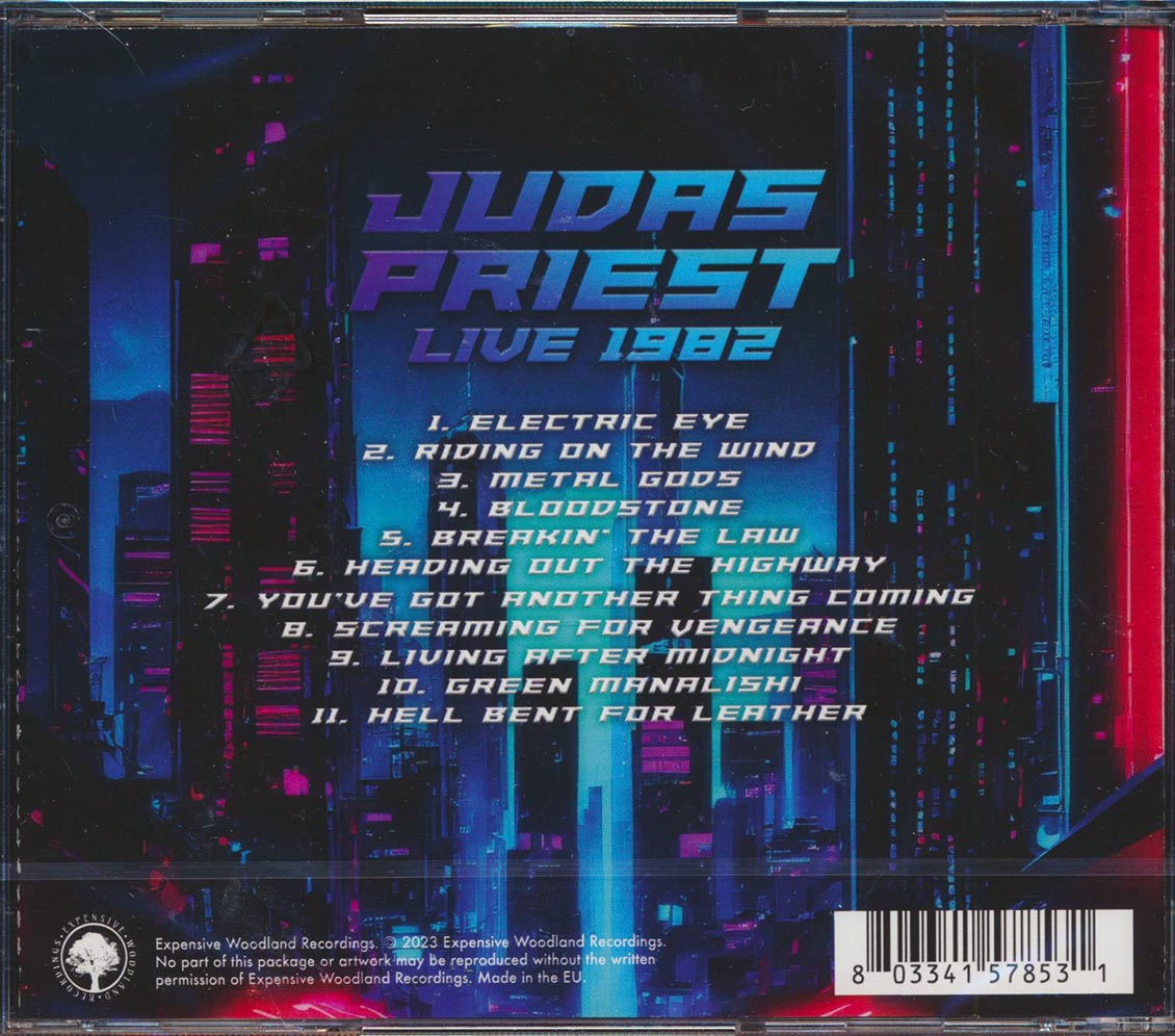 Judas Priest Live 1982 Music CD