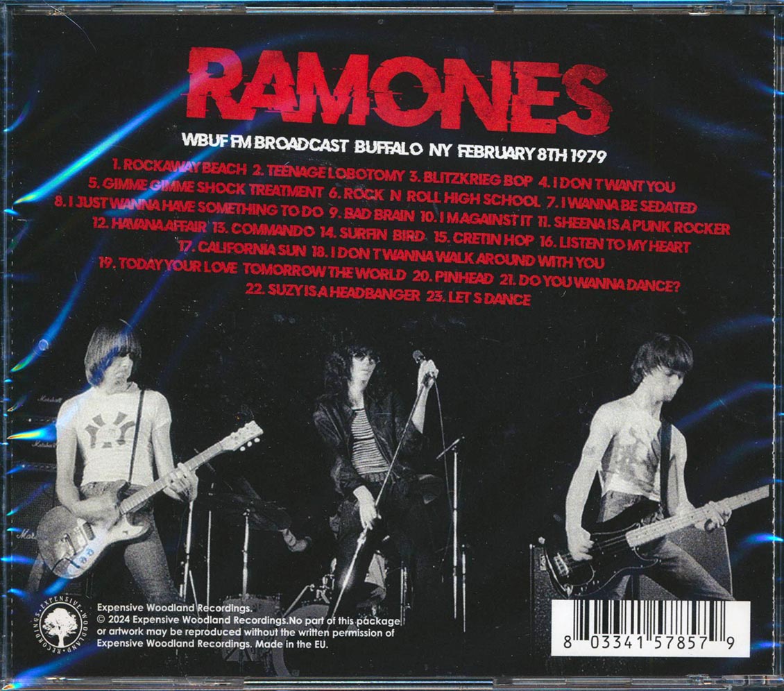 The Ramones WBUF FM Broadcast Buffalo NY February 8th 1979 Music CD