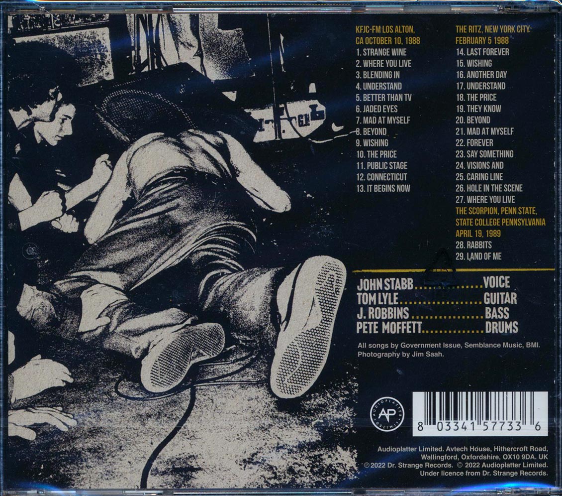 Government Issue - Finale (29 tracks) Music CD