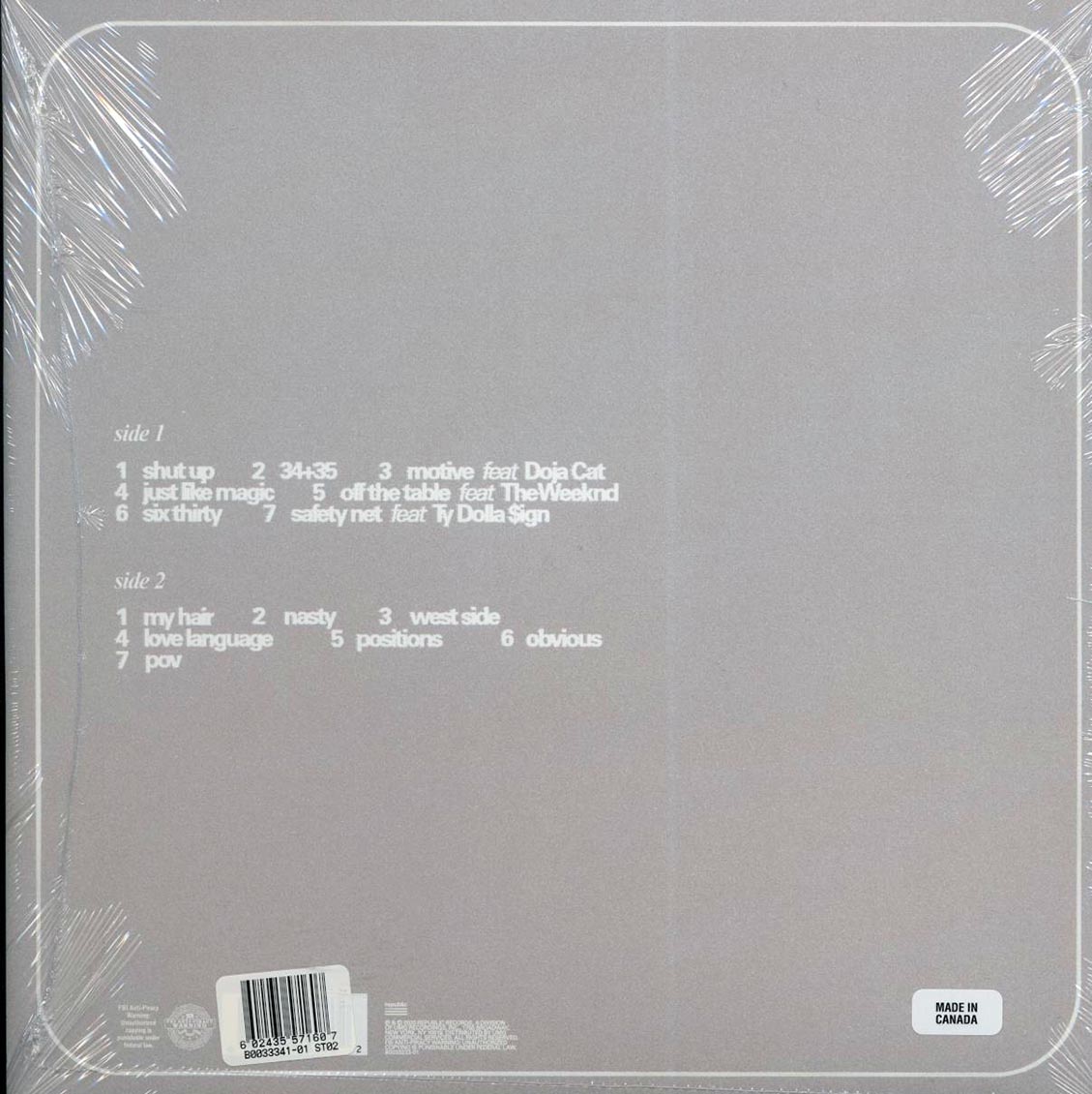 Ariana Grande - Positions (ltd. ed.) (green vinyl) Vinyl Record