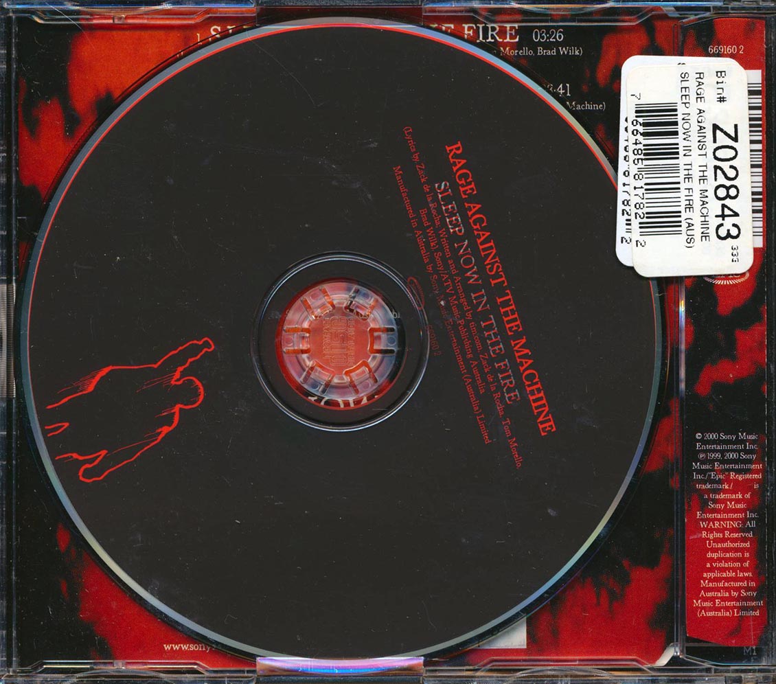 Rage Against The Machine - Sleep Now In The Fire Music CD