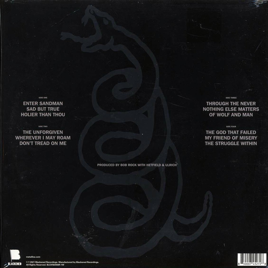 Metallica - Metallica (2xLP) (black marble) (remastered) Vinyl Record
