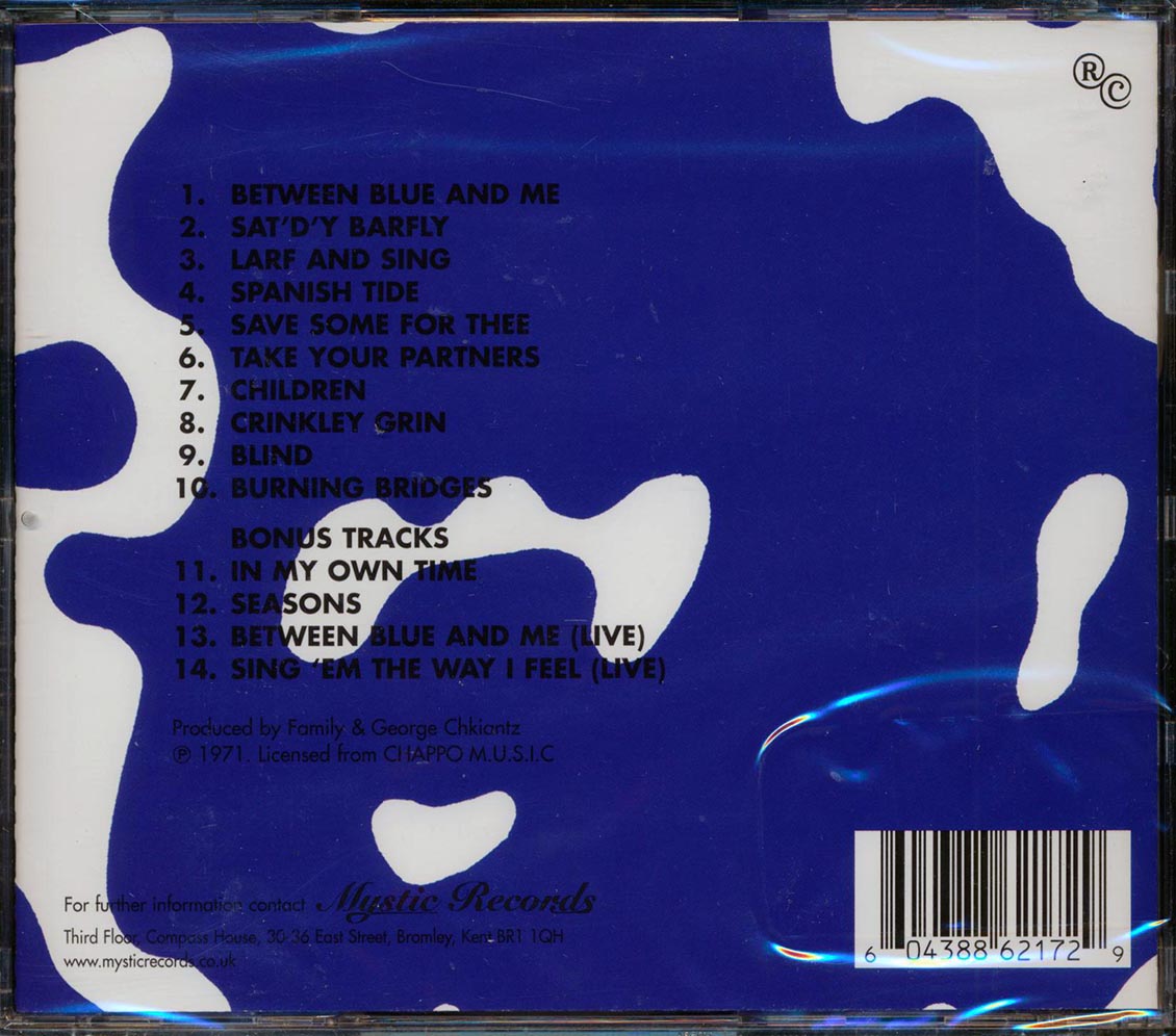 Family - Fearless (+4 bonus tracks) Music CD