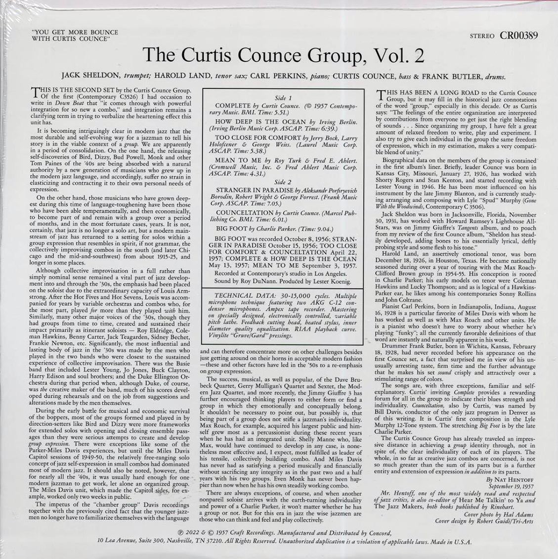 The Curtis Counce Group - You Get More Bounce With Curtis Counce! (180g) Vinyl Record