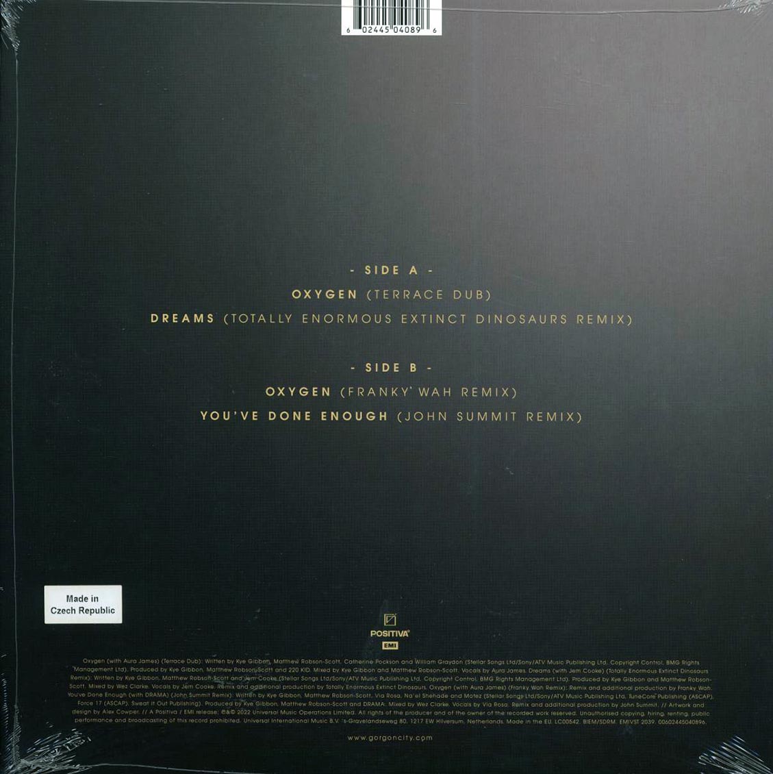 Gorgon City - Olympia Remixes (RSD 2022) Vinyl Record