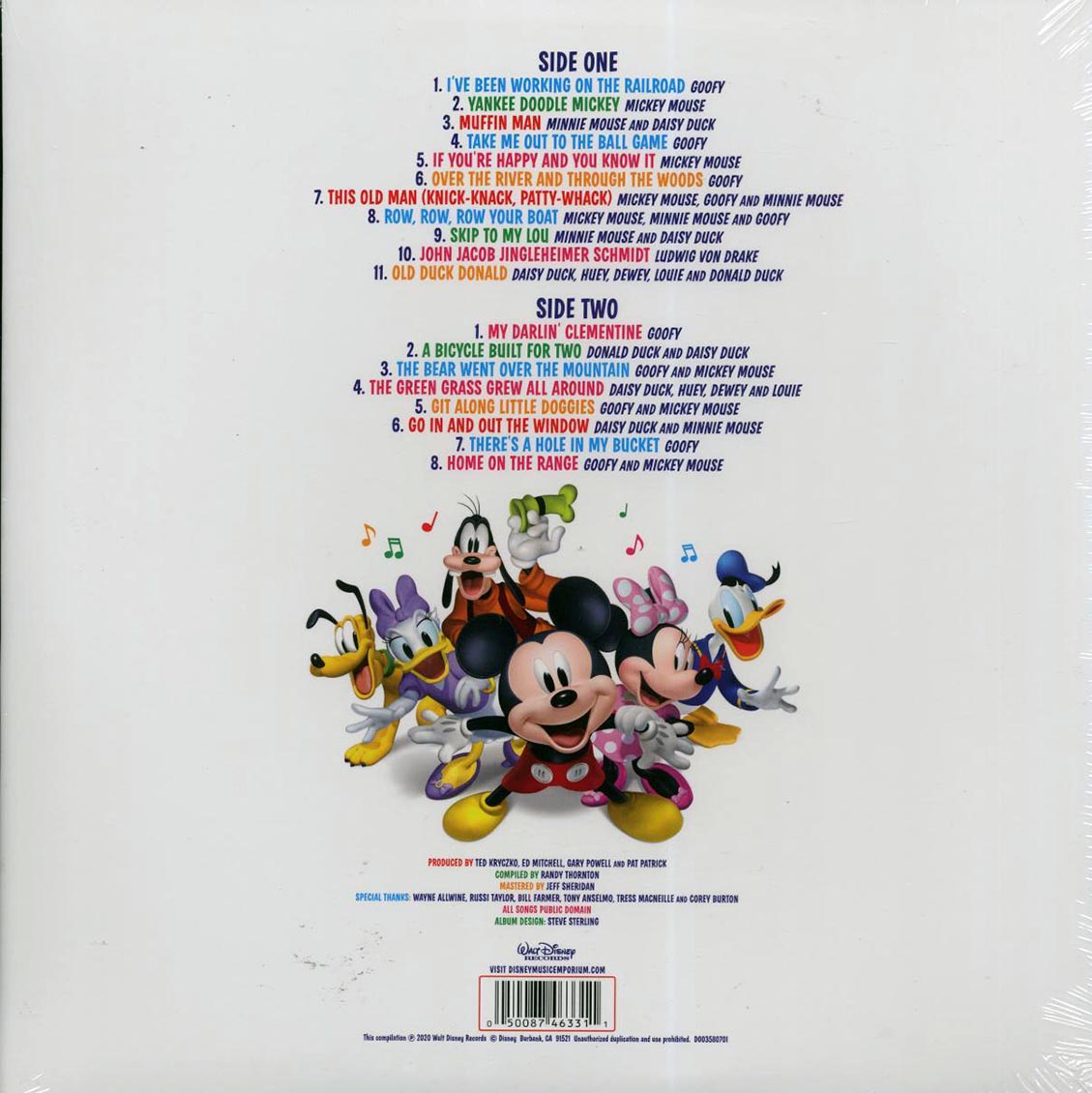 Mickey Mouse, Goofy, Donald Duck, Etc. - Disney Childrens Favorites With Mickey And Pals (red vinyl) Vinyl Record
