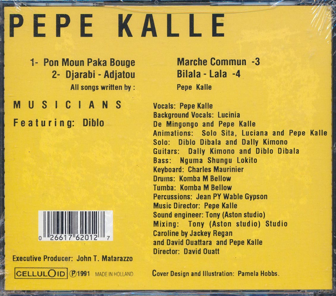 Pepe Kalle - Pon Moun Paka Bouge Music CD