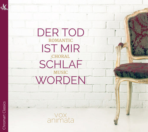 the album cover for Brahms / Vox Animata / Gostl - Der Tod Ist Mir Schlaf Worden - Romantic Choral