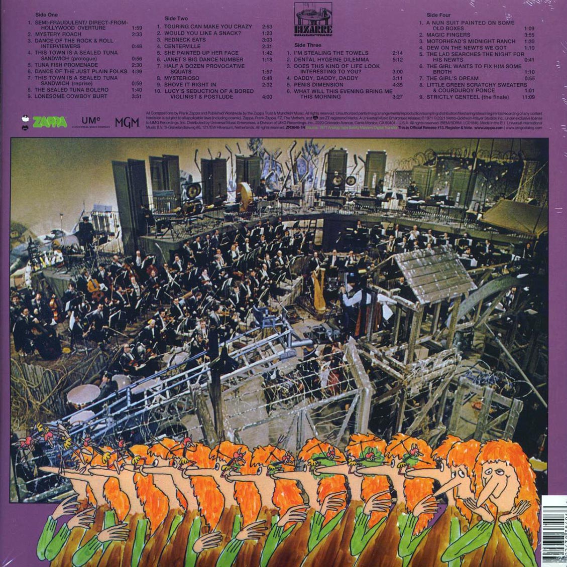 Frank Zappa - 200 Motels (ltd. ed.) (180g) (red vinyl) (remastered) Vinyl Record