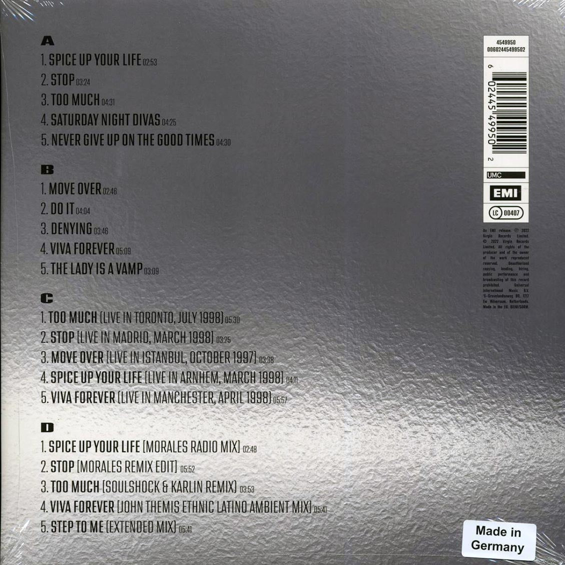 Spice Girls - Spiceworld 25 (10 Bonus Tracks) (25th Anniv. Ed.) (+10 bonus tracks) (2xLP) Vinyl Record