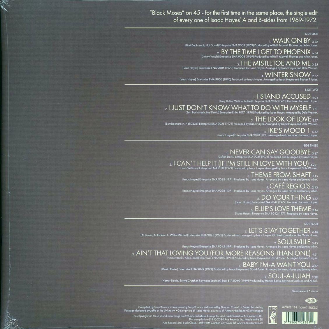 Isaac Hayes - Hot Buttered Singles 1969-1972 (2xLP) (180g) Vinyl Record