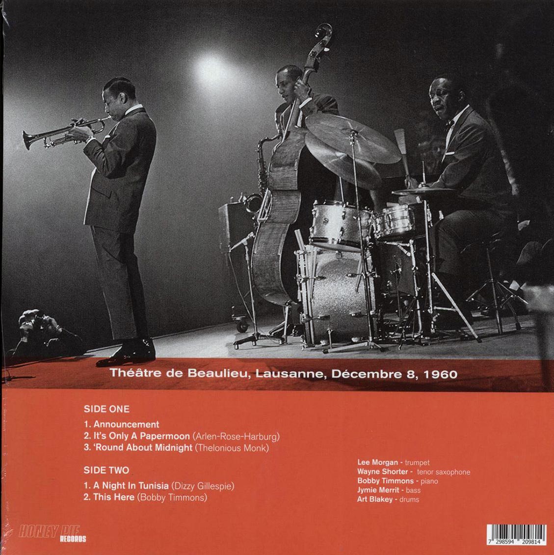 Art Blakey & The Jazz Messengers - The Second Set Lausanne 1960 Vinyl Record