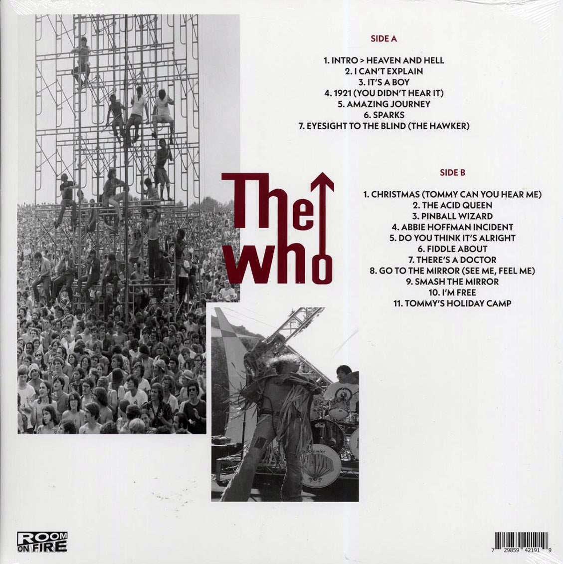 The Who - Woodstock '69 Vinyl Record