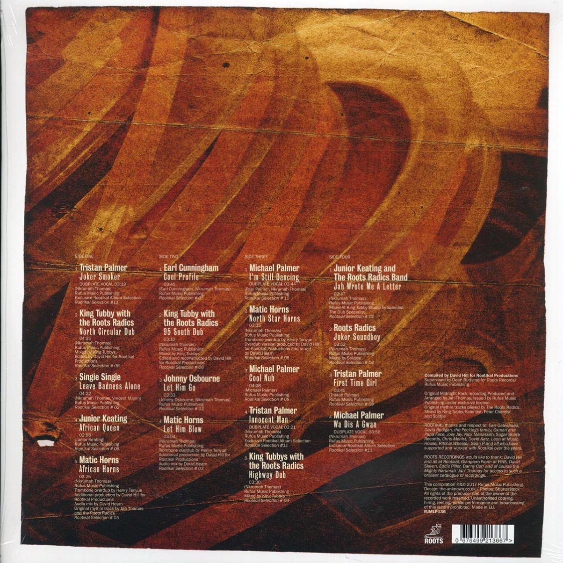 The Roots Radics, Triston Palmer, Jr. Keating, Johnny Osbourne, Etc. - Rootikal In The Vaults At Midnight Rock (2xLP) Vinyl Record