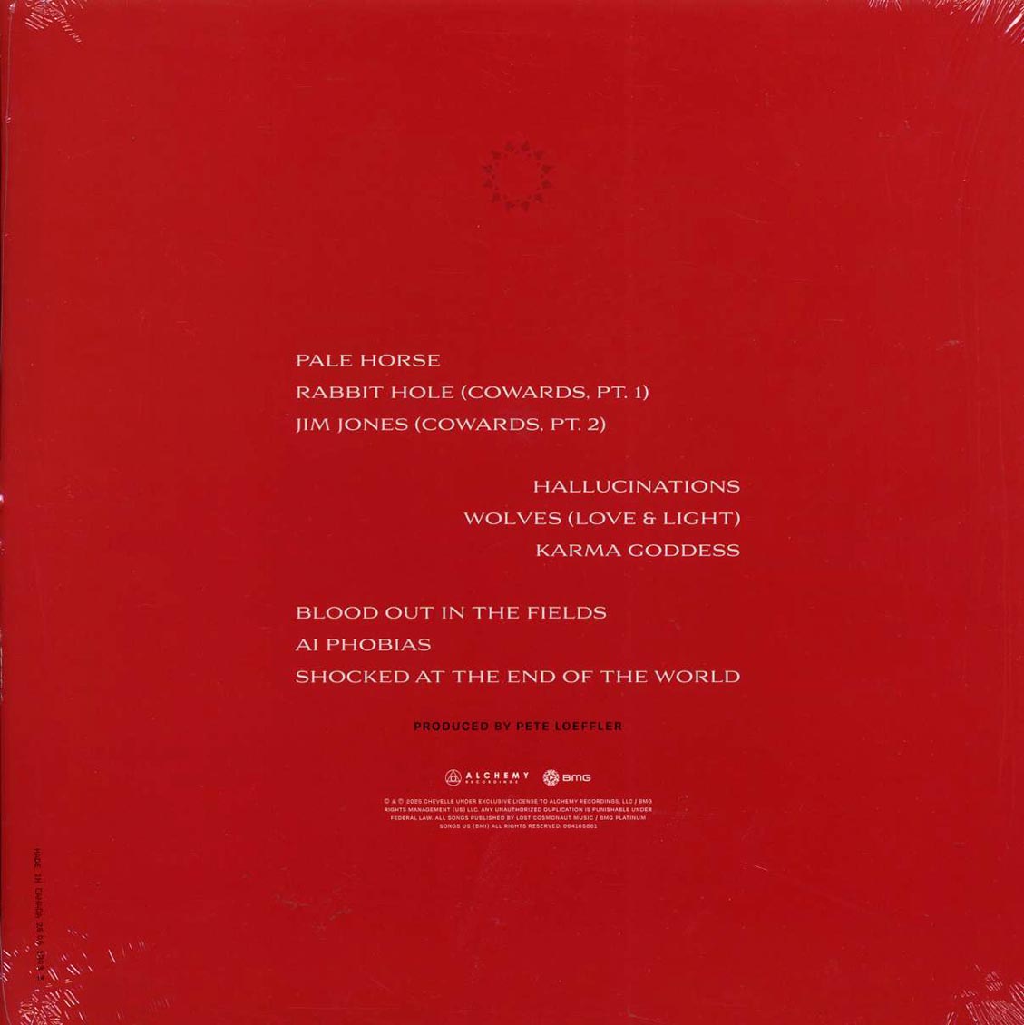 Chevelle - Bright As Blasphemy (ruby/clear/black splatter) Vinyl Record