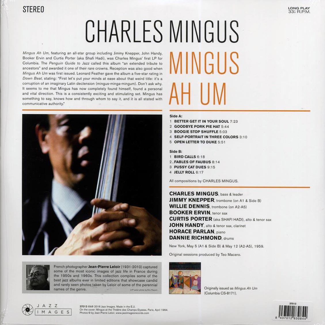 Charles Mingus - Mingus Ah Um (ltd. ed.) (180g) Vinyl Record