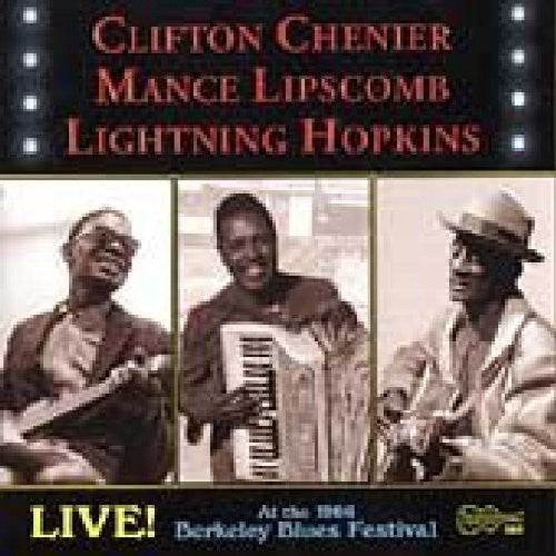 the album cover for Clifton Chenier - Live at 1966 Berkeley Blues Festival