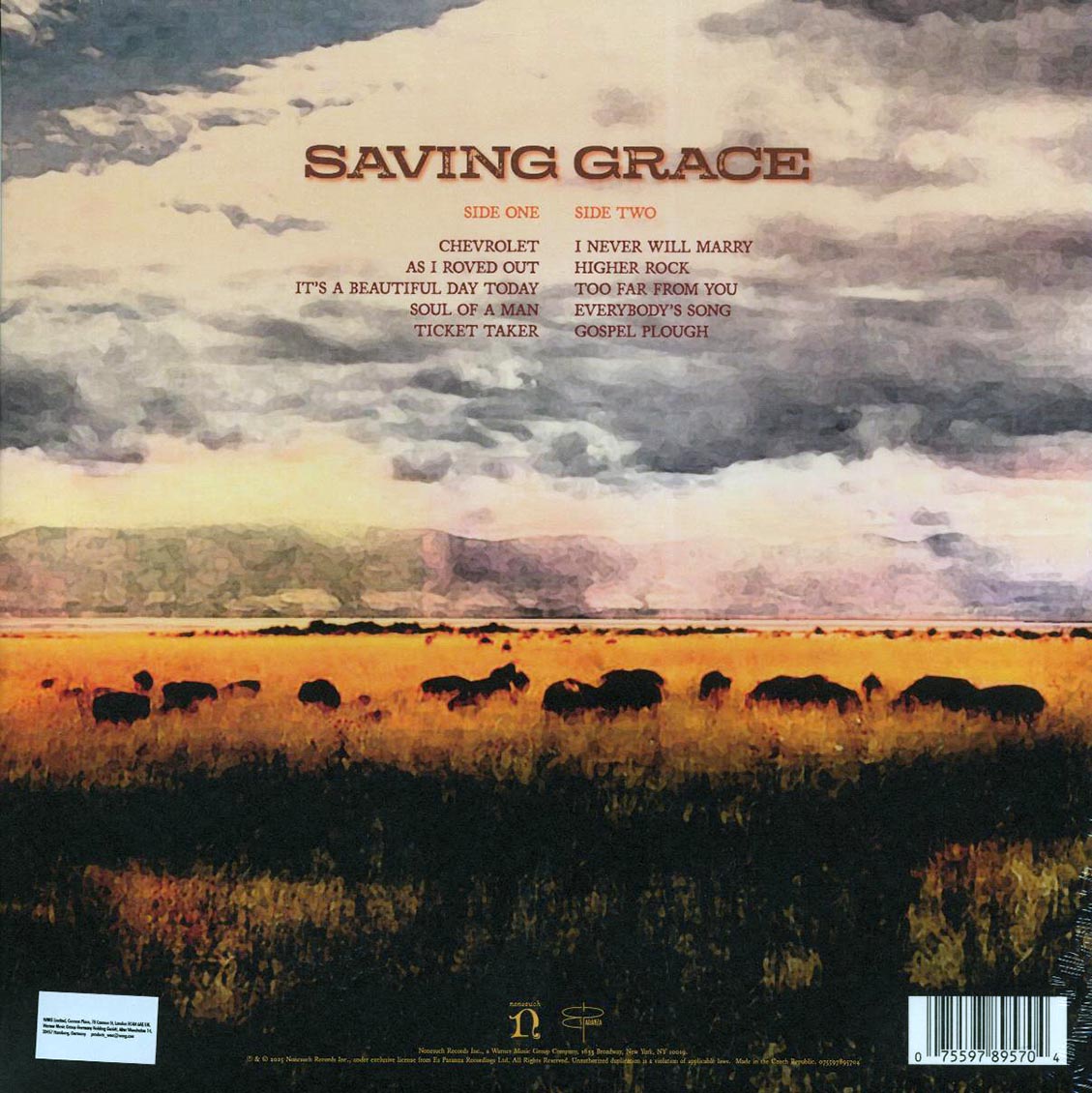 Robert Plant, Suzi Dian - Saving Grace Vinyl Record