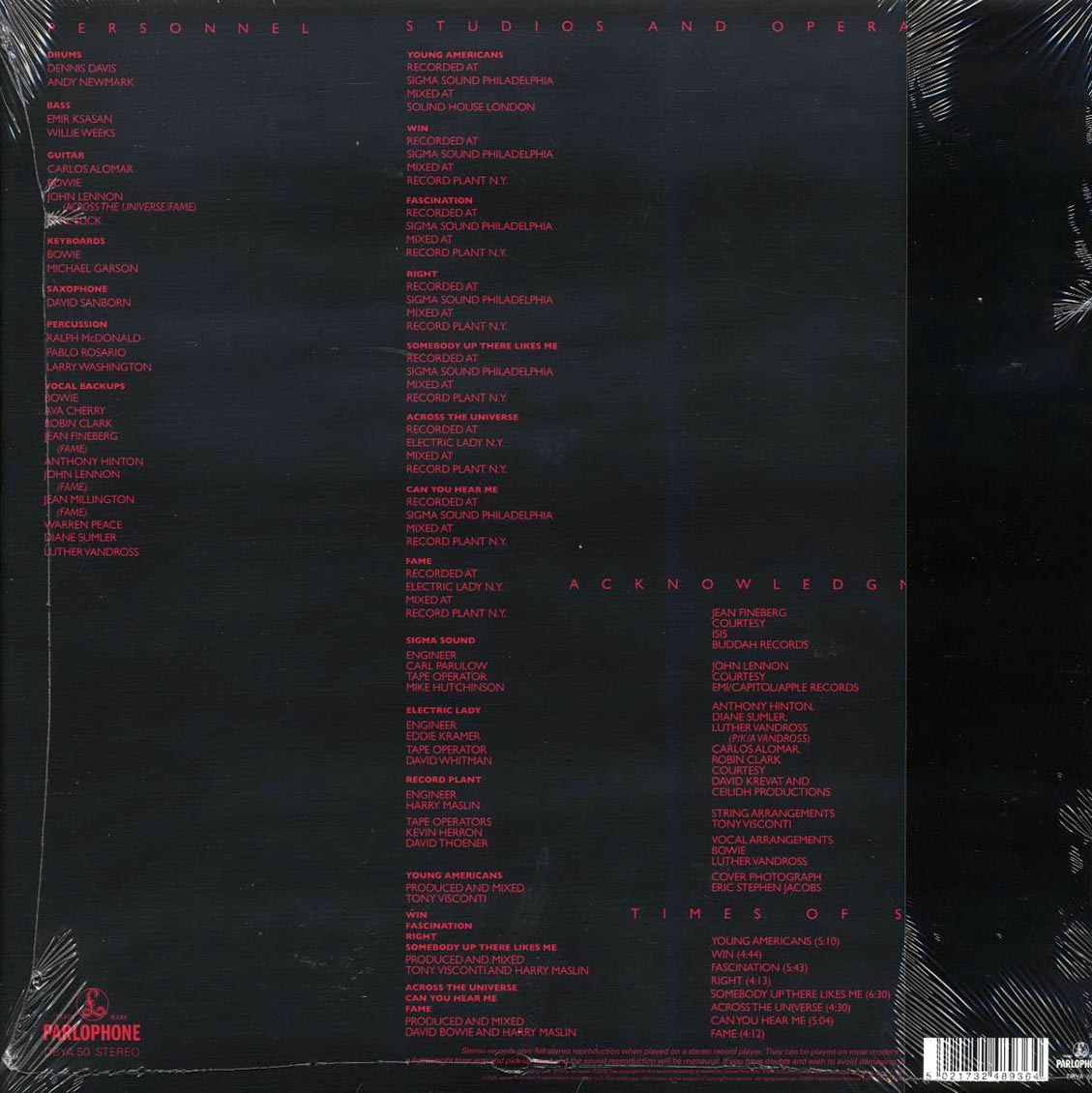 David Bowie - Young Americans (180g) Vinyl Record
