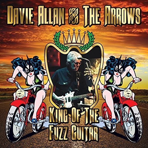 the album cover for Davie Allan - King of the Fuzz Guitar