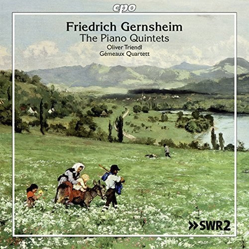 the album cover for Gernsheim / Triendl / Gemeaux Quartet - Piano Quintets