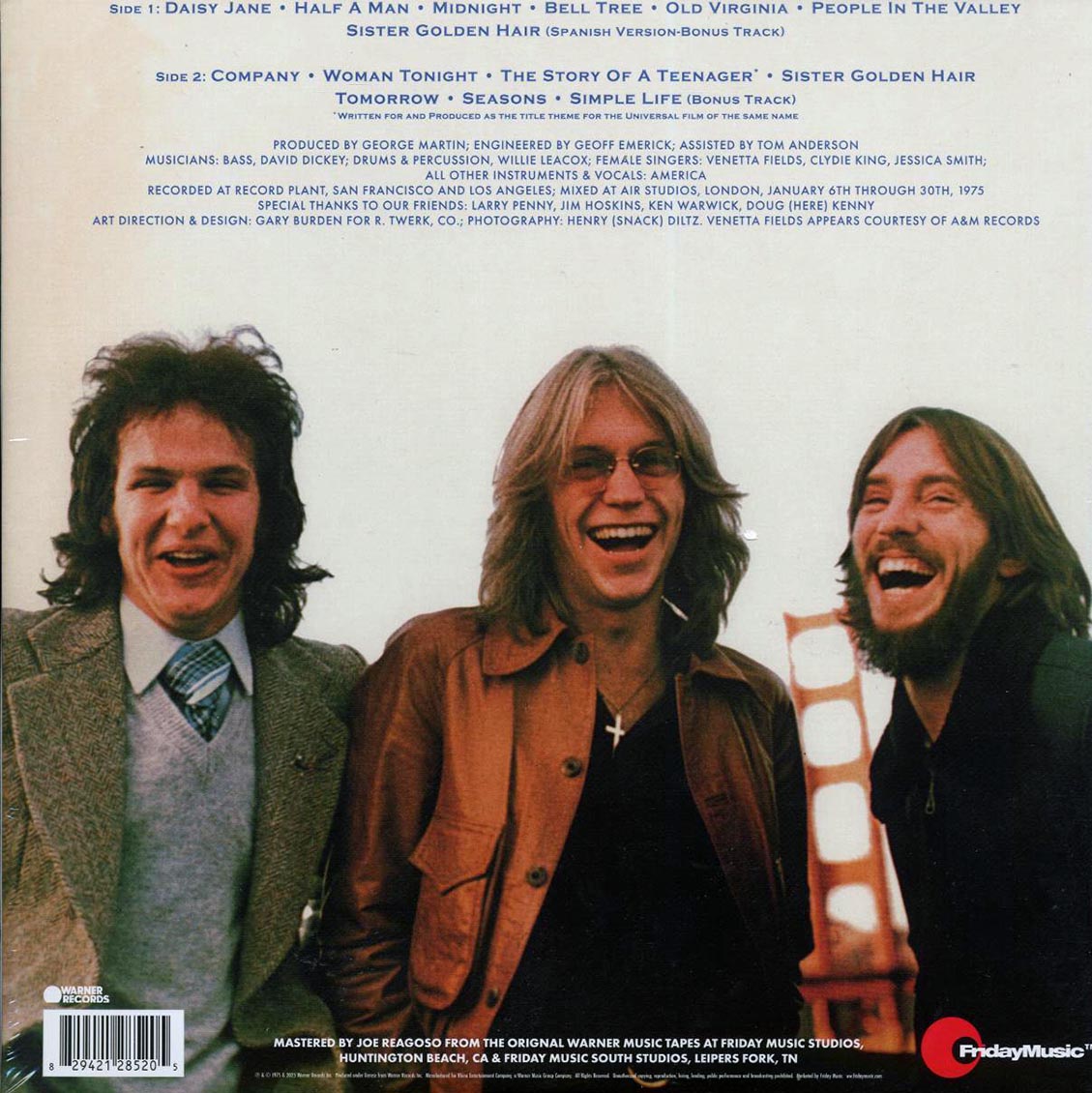 America - Hearts (50th Anniv. Ed.) (+2 bonus tracks) (RSD 2025) (ltd. ed.) (expanded edition) Vinyl Record