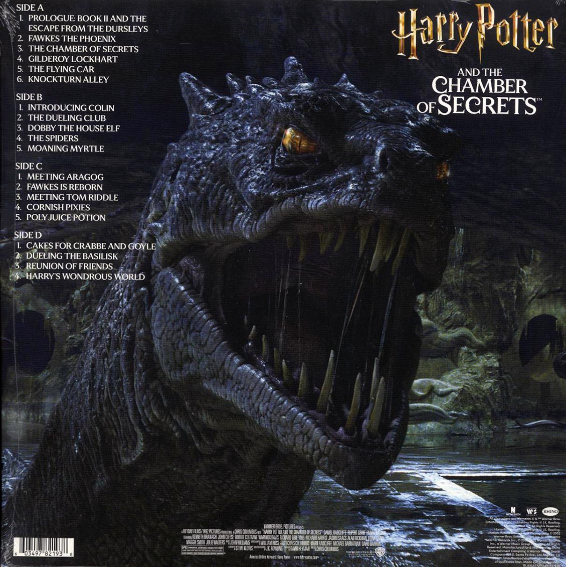 John Williams - Harry Potter And The Chamber Of Secrets: Original Motion Picture Soundtrack (2xLP) Vinyl Record