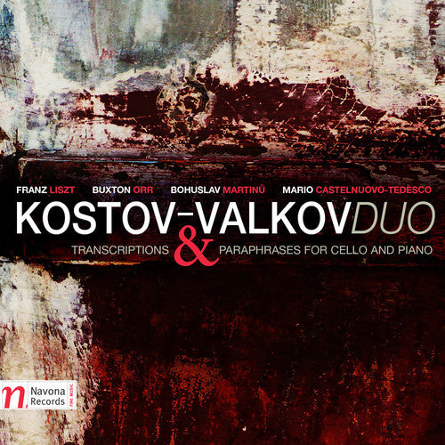 Liszt / Kostov-valkov Duo - Kostov-valkov Duo: Transcriptions & Paraphrases - Music CD