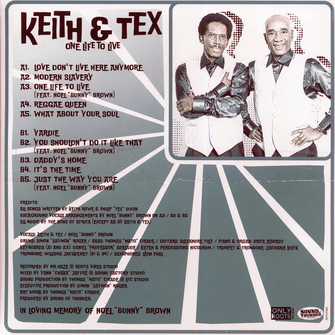 Keith & Tex - One Life To Live Vinyl Record