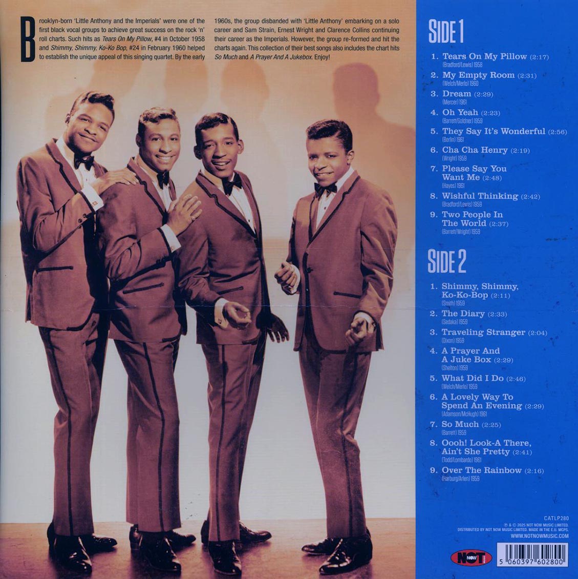 Little Anthony & The Imperials - The Very Best Of Little Anthony & The Imperials (180g) Vinyl Record