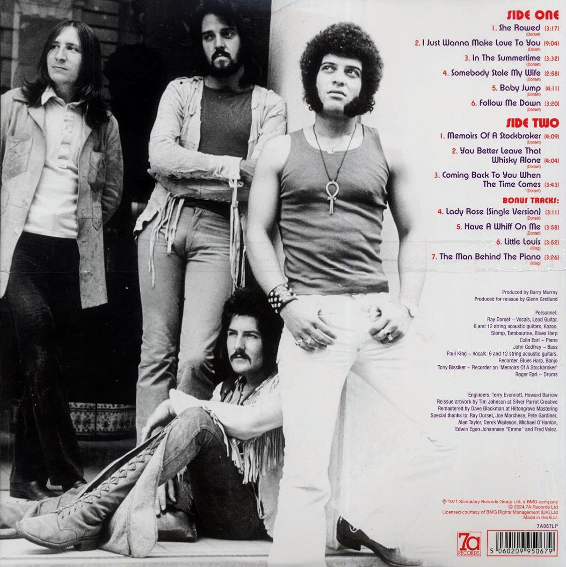 Mungo Jerry - Electronically Tested (+4 bonus tracks) (remastered) (deluxe edition) (red vinyl) Vinyl Record