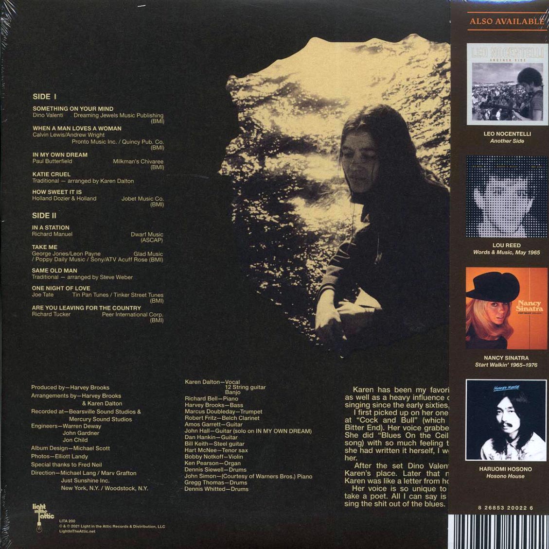 Karen Dalton - In My Own Time (50th Anniv. Ed.) (silver vinyl) (RTI press) Vinyl Record