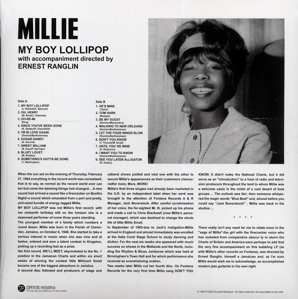 Millie - My Boy Lollipop Vinyl Record