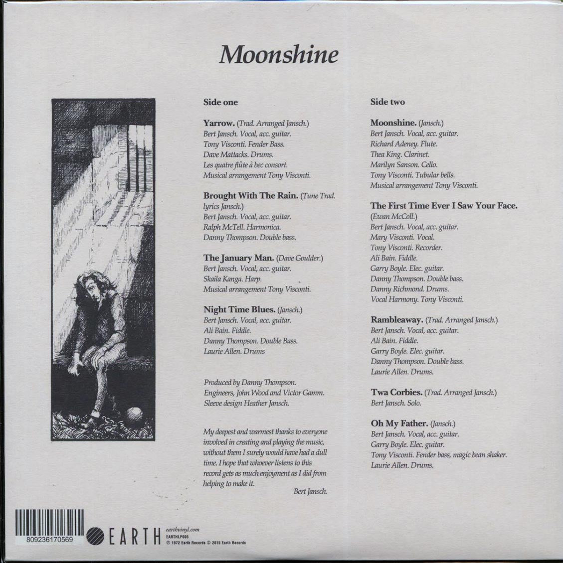 Bert Jansch - Moonshine (ltd. ed.) (picture disc) Vinyl Record