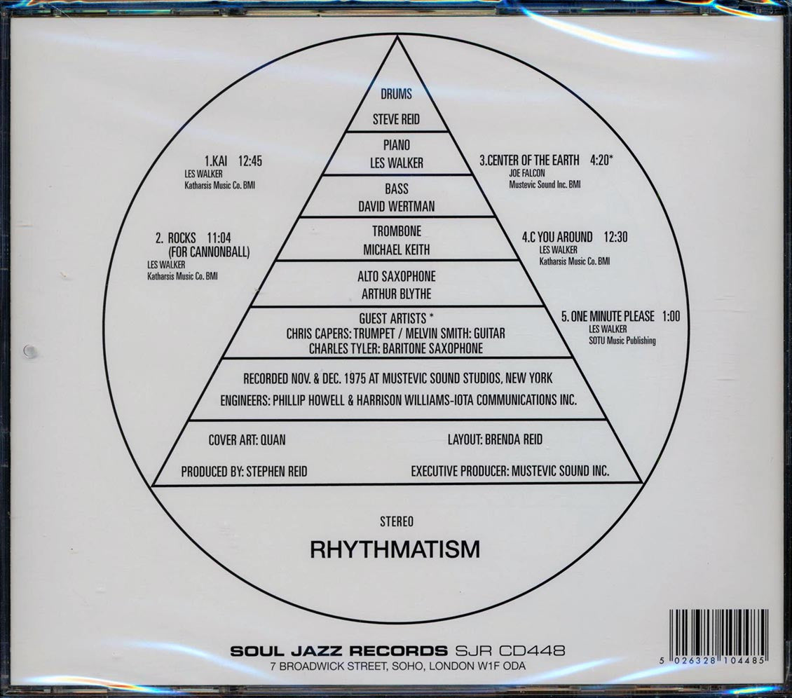 Steve Reid - Rhythmatism Music CD