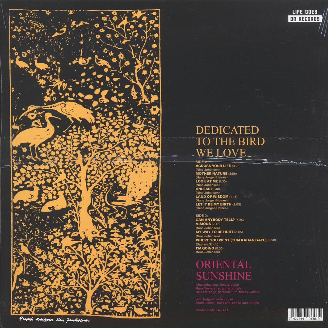 Oriental Sunshine - Dedicated To The Bird We Love Vinyl Record