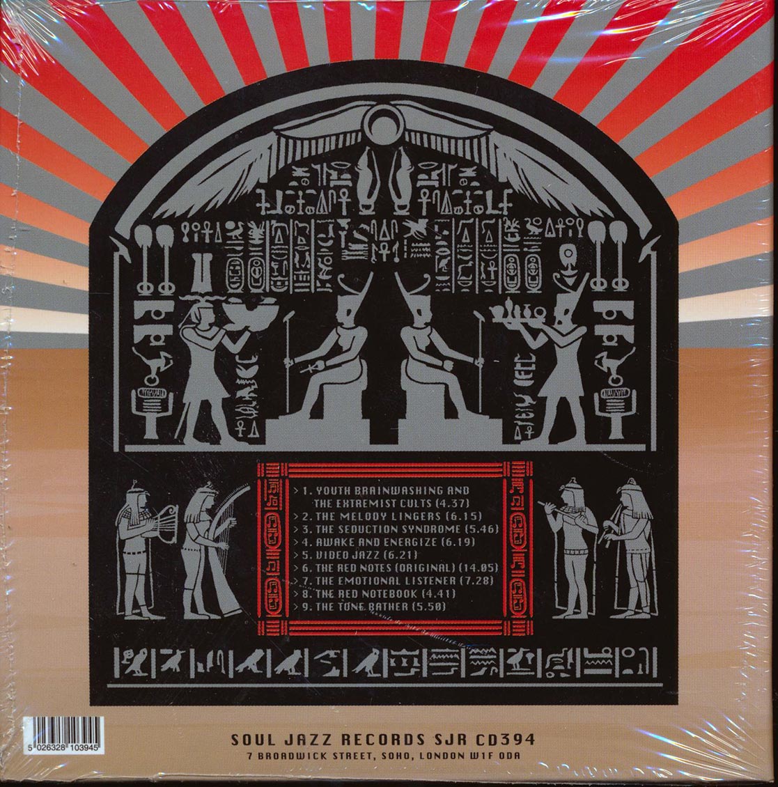 Hieroglyphic Being - The Red Notes Music CD
