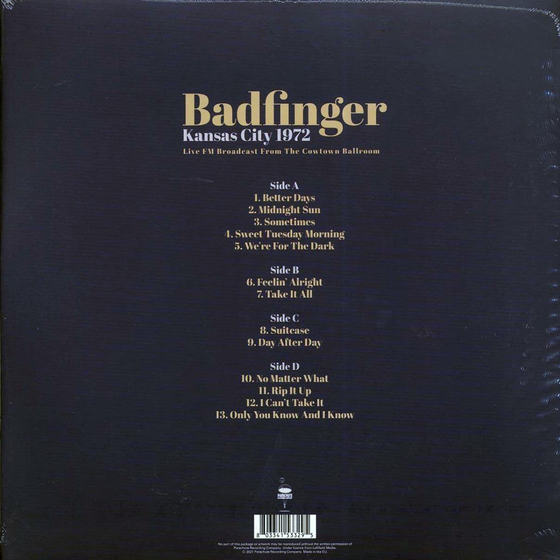 Badfinger - Kansas City 1972 (2xLP) Vinyl Record
