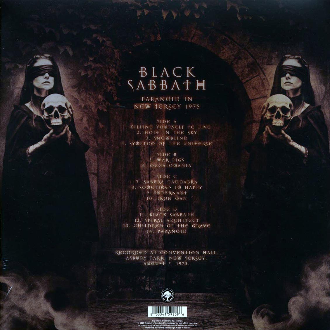 Black Sabbath - Paranoid In New Jersey 1975 (ltd. ed.) (2xLP) (red vinyl) Vinyl Record