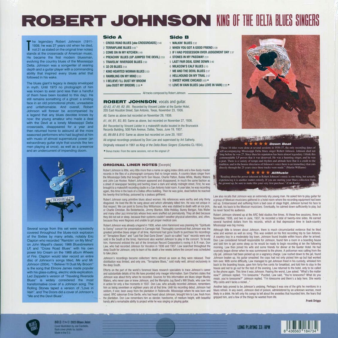 Robert Johnson - King Of The Delta Blues Singers (ltd. ed.) (180g) Vinyl Record